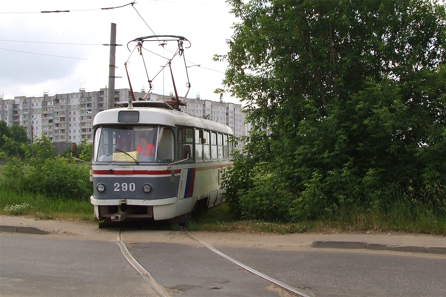 Тверь, Tatra T3SU № 290; Тверь — Тверской трамвай в начале 2000-х гг. (2002 — 2006 гг.)