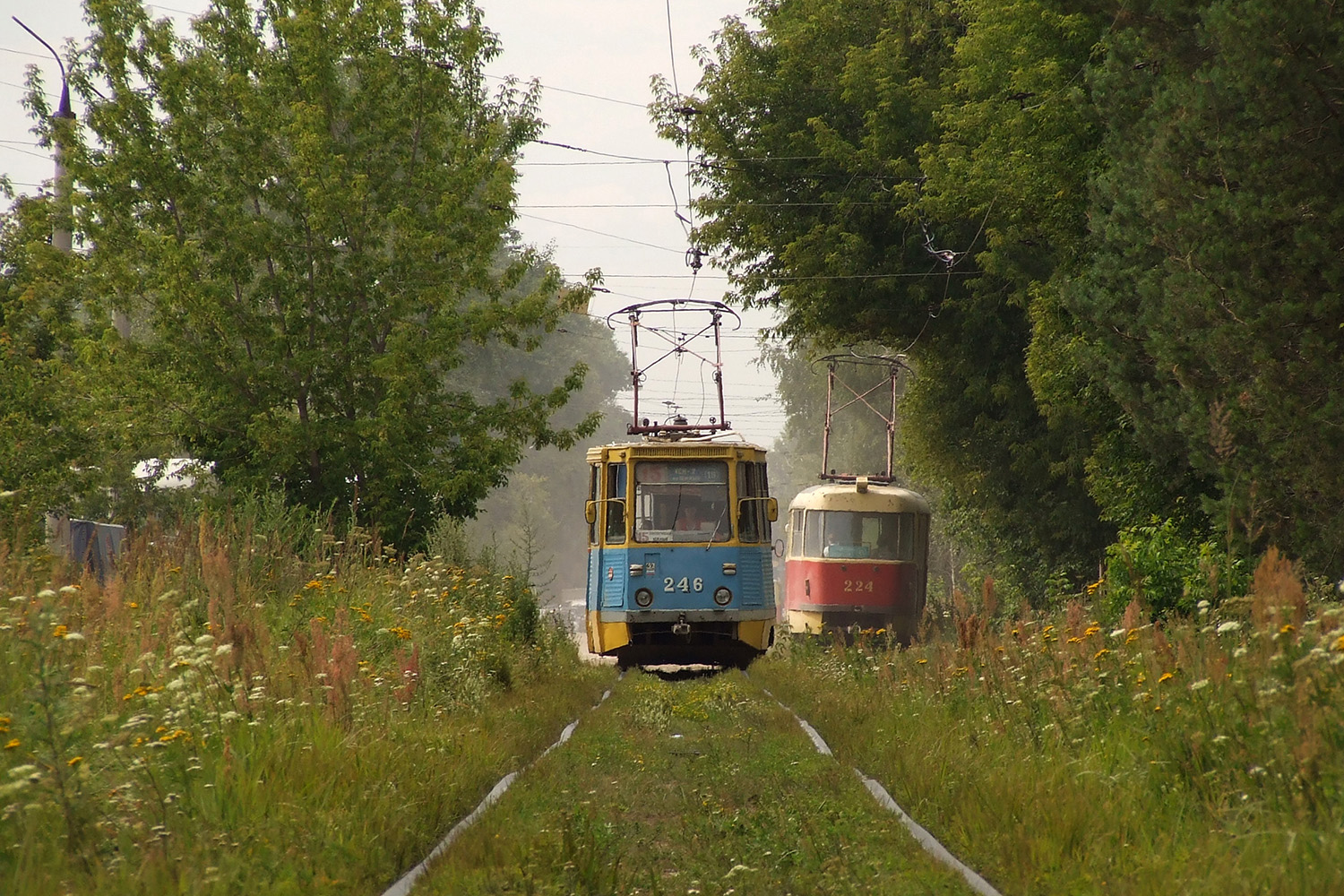 Тверь, 71-605А № 246; Тверь — Тверской трамвай в начале 2000-х гг. (2002 — 2006 гг.)