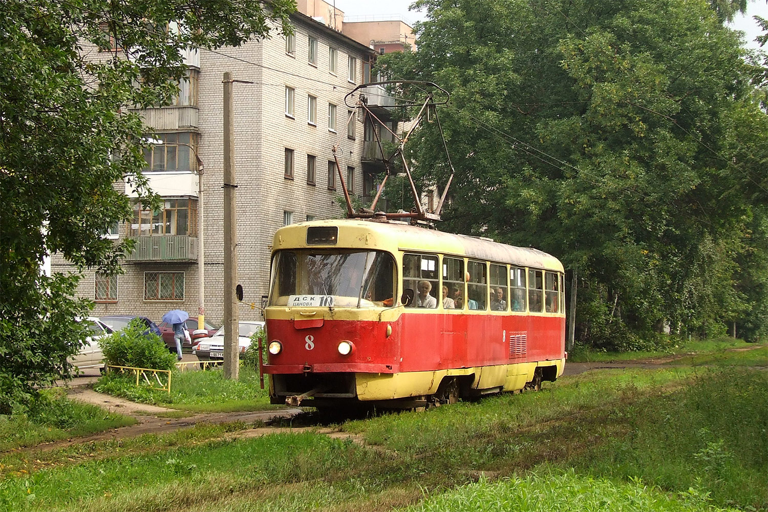 Тверь, Tatra T3SU № 8; Тверь — Тверской трамвай в начале 2000-х гг. (2002 — 2006 гг.)
