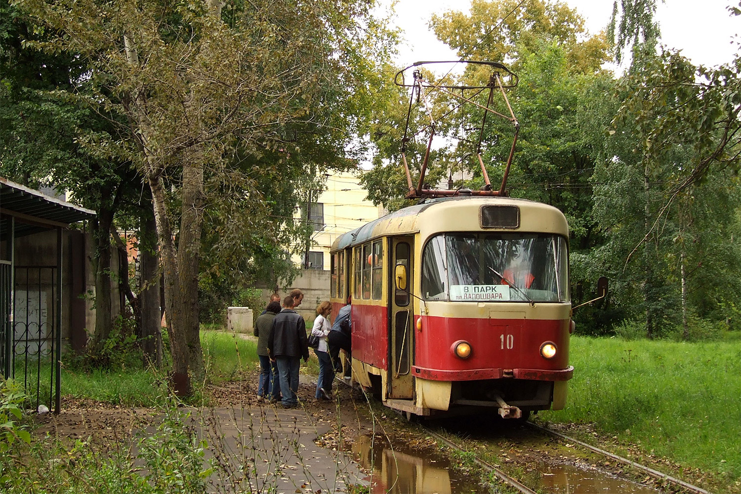 Цвер, Tatra T3SU № 10; Цвер — Тверской трамвай в начале 2000-х гг. (2002 — 2006 гг.)