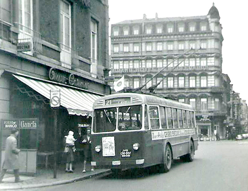 Льеж — Old Photos (trolleybus)