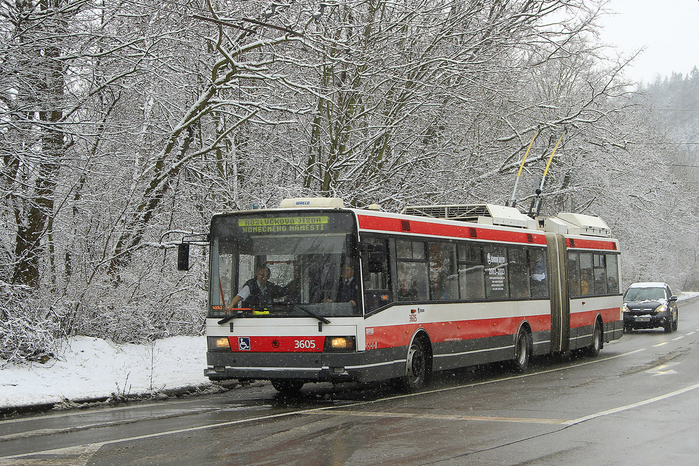 Брно, Škoda 22Tr № 3605; Брно — Прощание с троллейбусами Škoda 22Tr