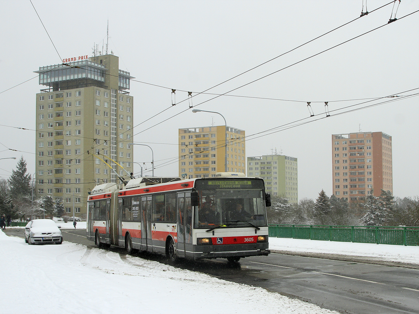 Brno, Škoda 22Tr nr. 3605; Brno — Farewell with Škoda 22Tr trolleybuses
