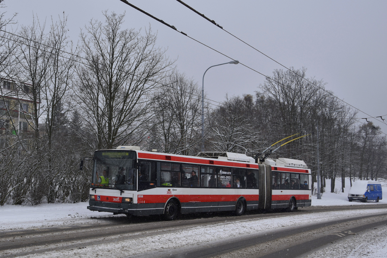 Брно, Škoda 22Tr № 3605; Брно — Прощание с троллейбусами Škoda 22Tr