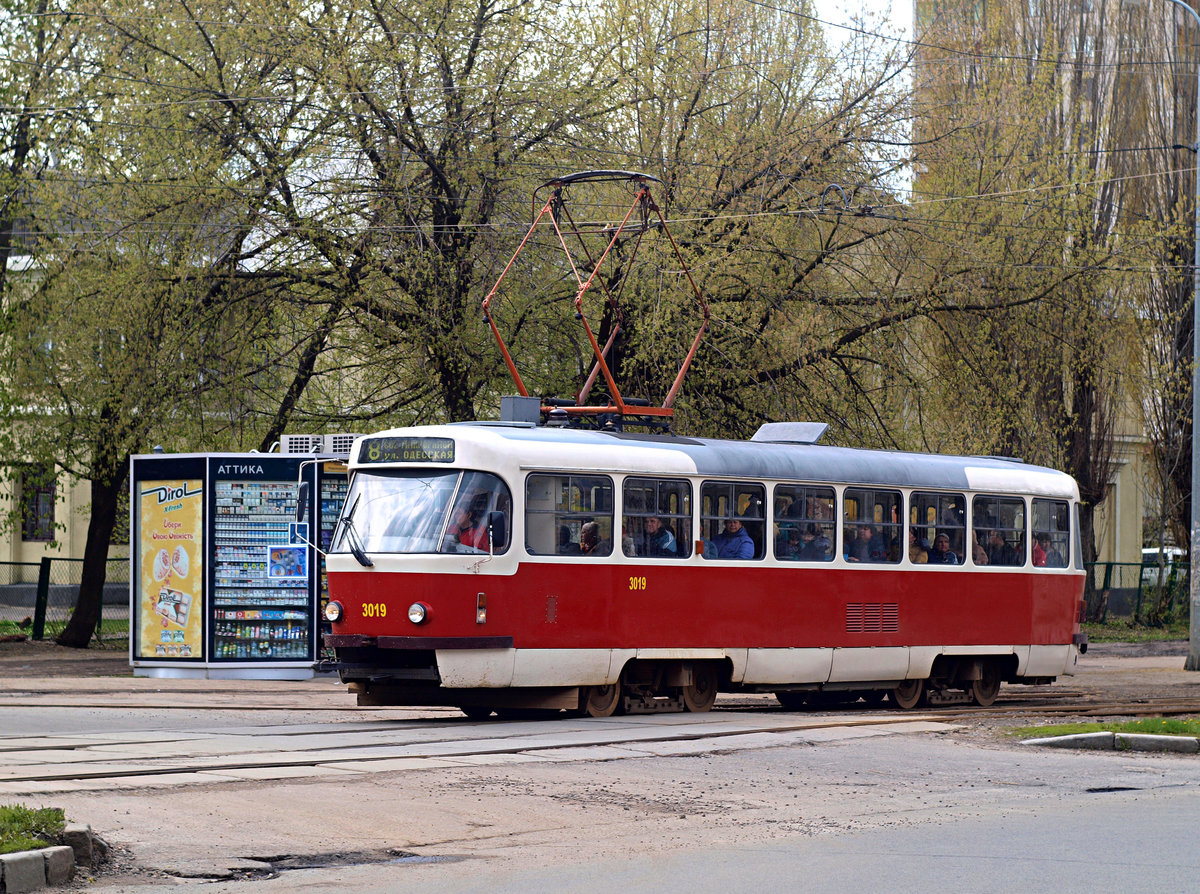 Харьков, Tatra T3SUCS № 3019