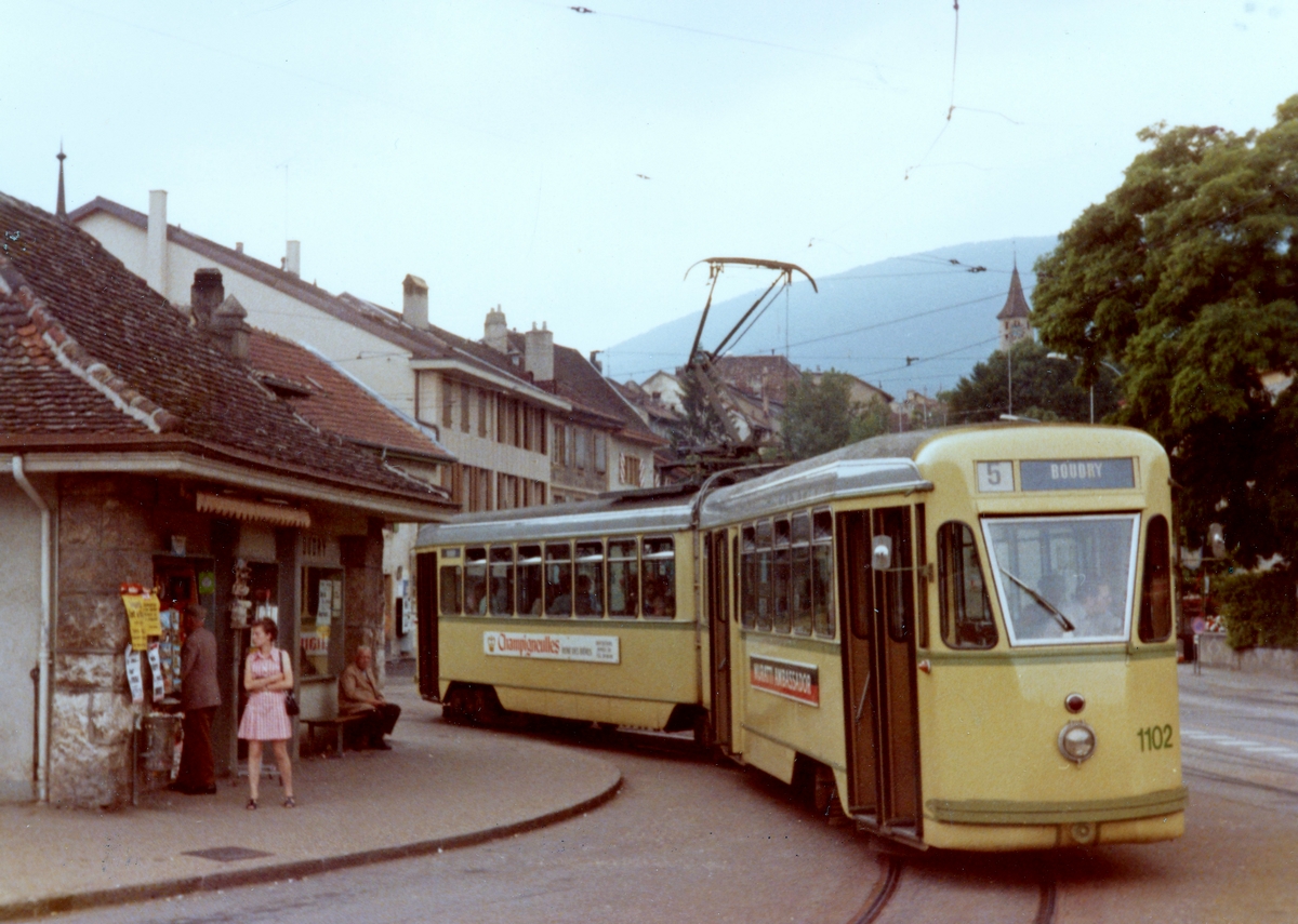 Neuchâtel, Breda M6/2 č. 1102; Neuchâtel — Old photos