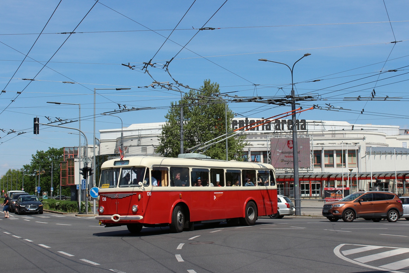 Пардубице, Škoda 8Tr9 № 136; Пардубице — Празднование 70-летия троллейбусного движения в Пардубице