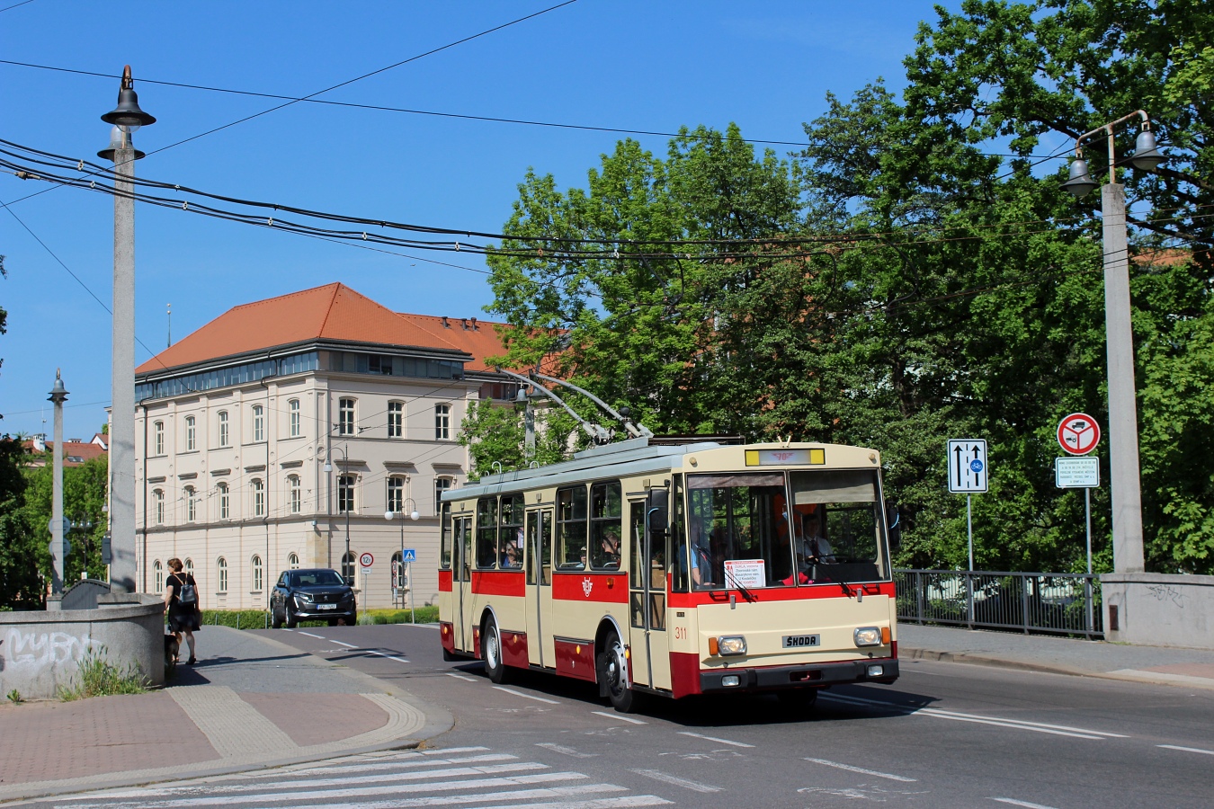 Пардубице, Škoda 14Tr08/6 № 311; Пардубице — Празднование 70-летия троллейбусного движения в Пардубице