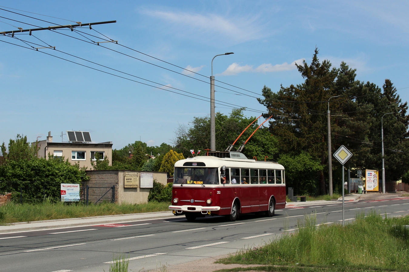 Пардубице, Škoda 9TrHT26 № 353; Пардубице — Празднование 70-летия троллейбусного движения в Пардубице