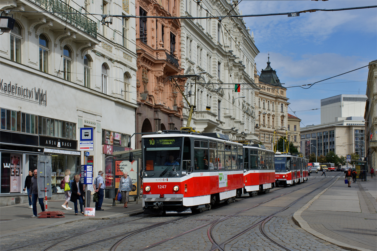 Brno, Tatra T6A5 nr. 1247