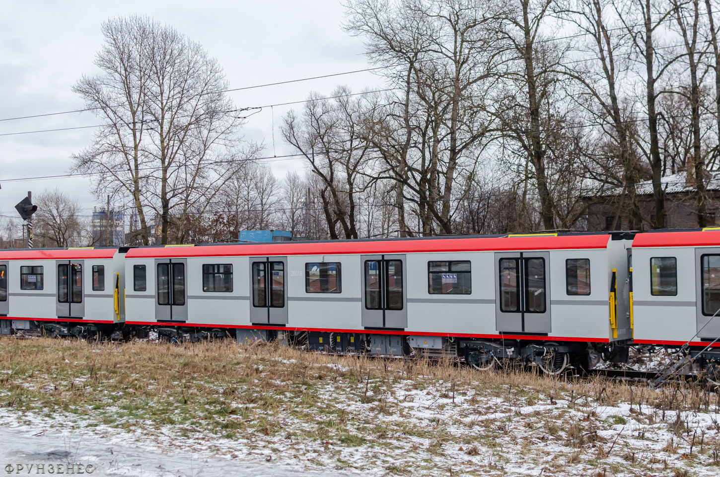 Санкт-Петербург, 81-726.1  «Балтиец» (МВМ) № 26019; Санкт-Петербург — Метрополитен — Перегонка вагонов метро по ж/д