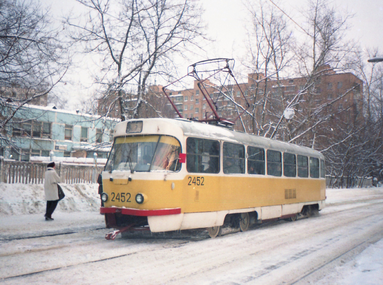 Москва, Tatra T3SU № 2452
