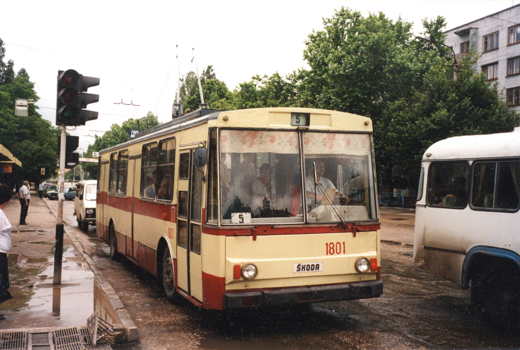 Крымский троллейбус, Škoda 14Tr01 № 1801; Крымский троллейбус — Исторические фотографии (1959 — 2000)