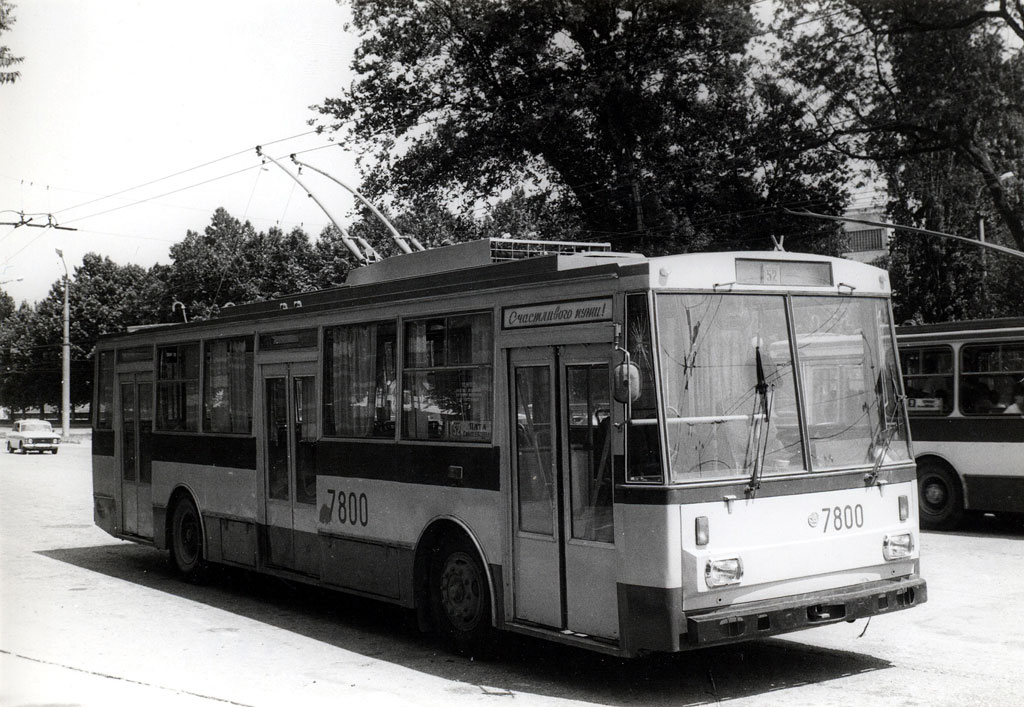 Крымский троллейбус, Škoda 14TrS № 7800; Крымский троллейбус — Исторические фотографии (1959 — 2000)