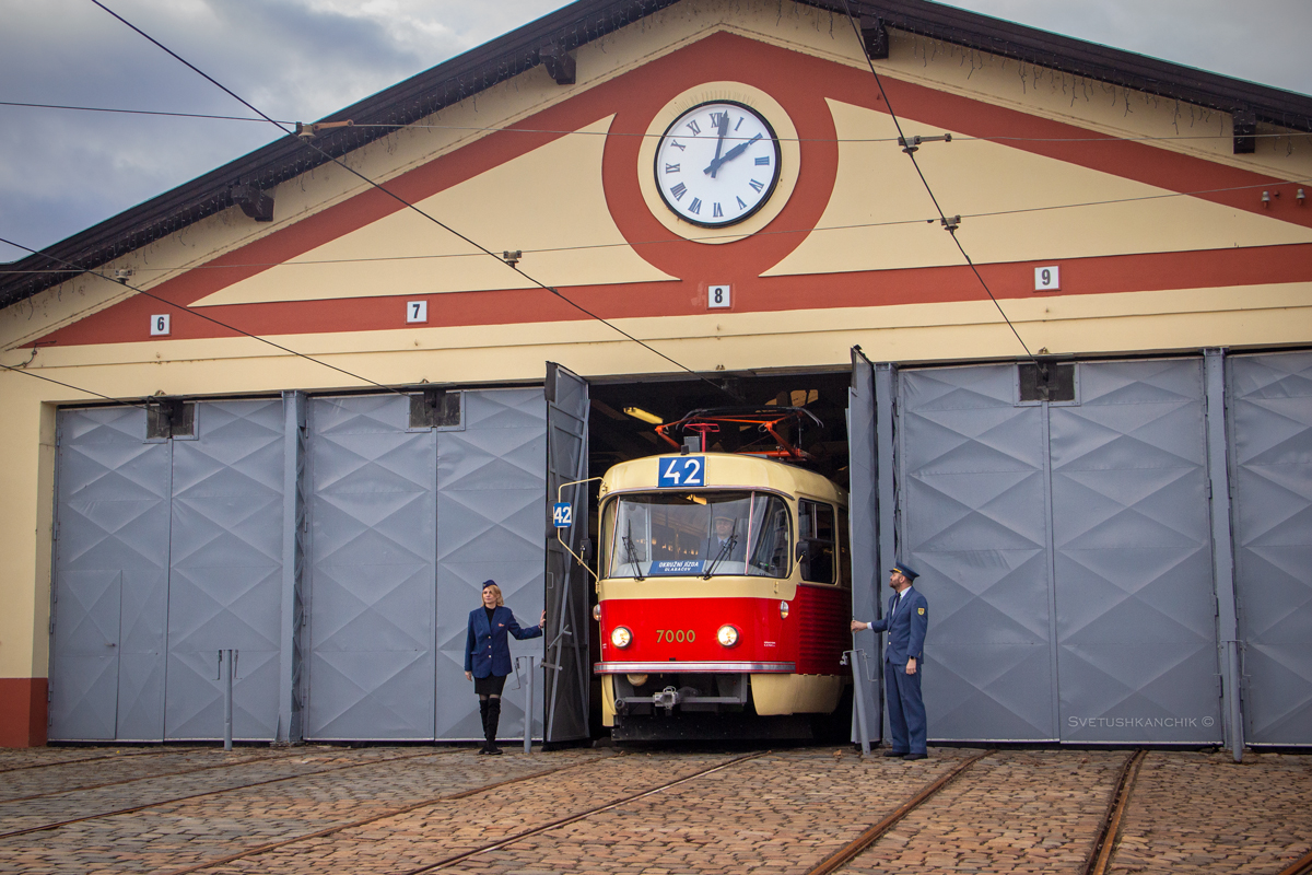 Прага — Презентация вагона Tatra K2