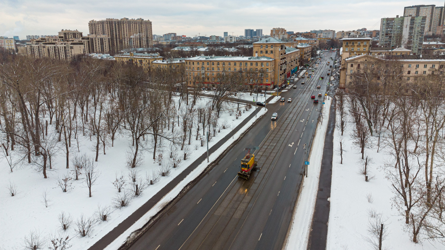 莫斯科, VTK-01 # 0515; 莫斯科 — Tram lines: Eastern Administrative District; 莫斯科 — Views from a height