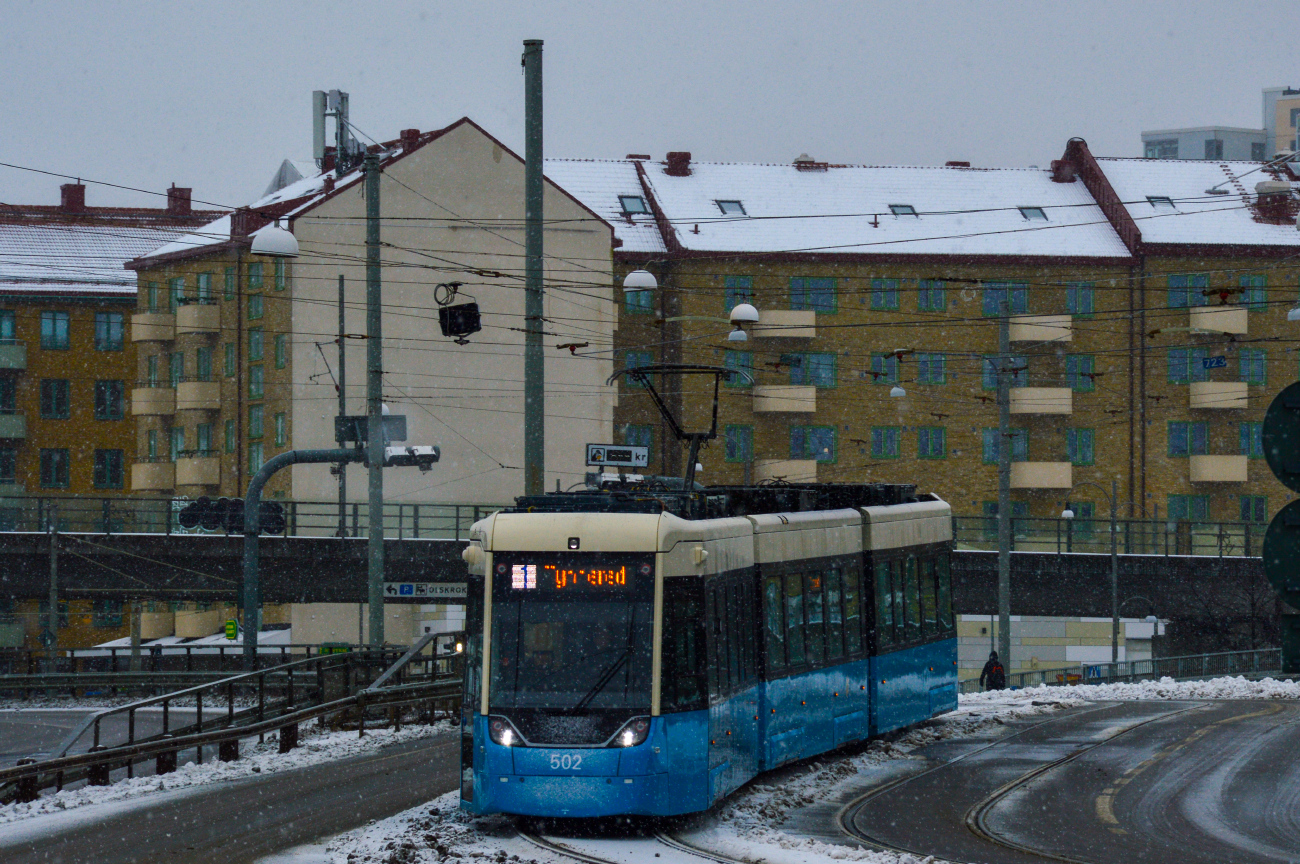 Гётеборг, Alstom M33A Flexity Göteborg № 502