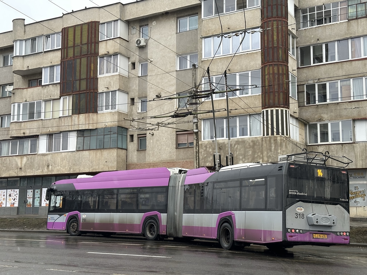 Cluj-Napoca, Solaris Trollino IV 18 Škoda nr. 318