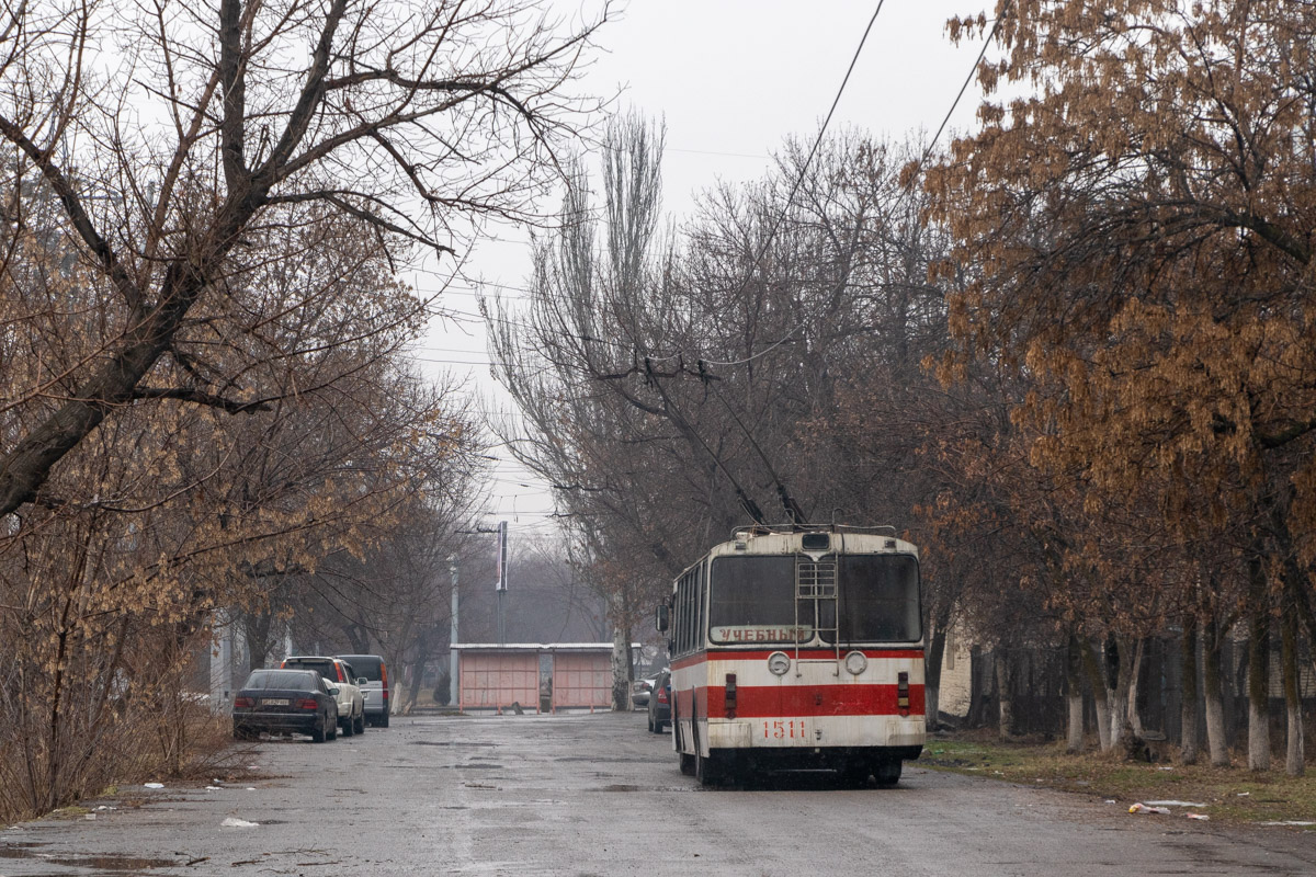 Бишкек — Заказная поездка на ЗиУ-682Г-018 [Г0Р] № 1511 — 05.02.2023; Бишкек — Троллейбусные линии и кольца