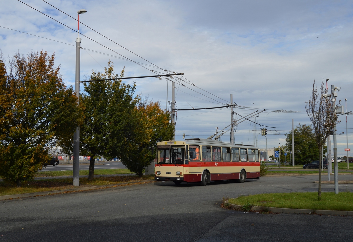 Пардубице, Škoda 14Tr08/6 № 311; Прага — 50 лет спустя – покатушки на троллейбусах и начало регулярной эксплуатации 58 маршрута