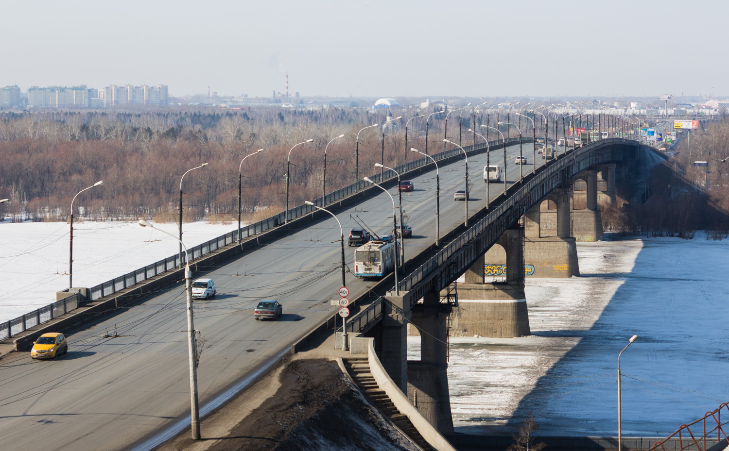 Омск — Троллейбусные линии — Правый Берег