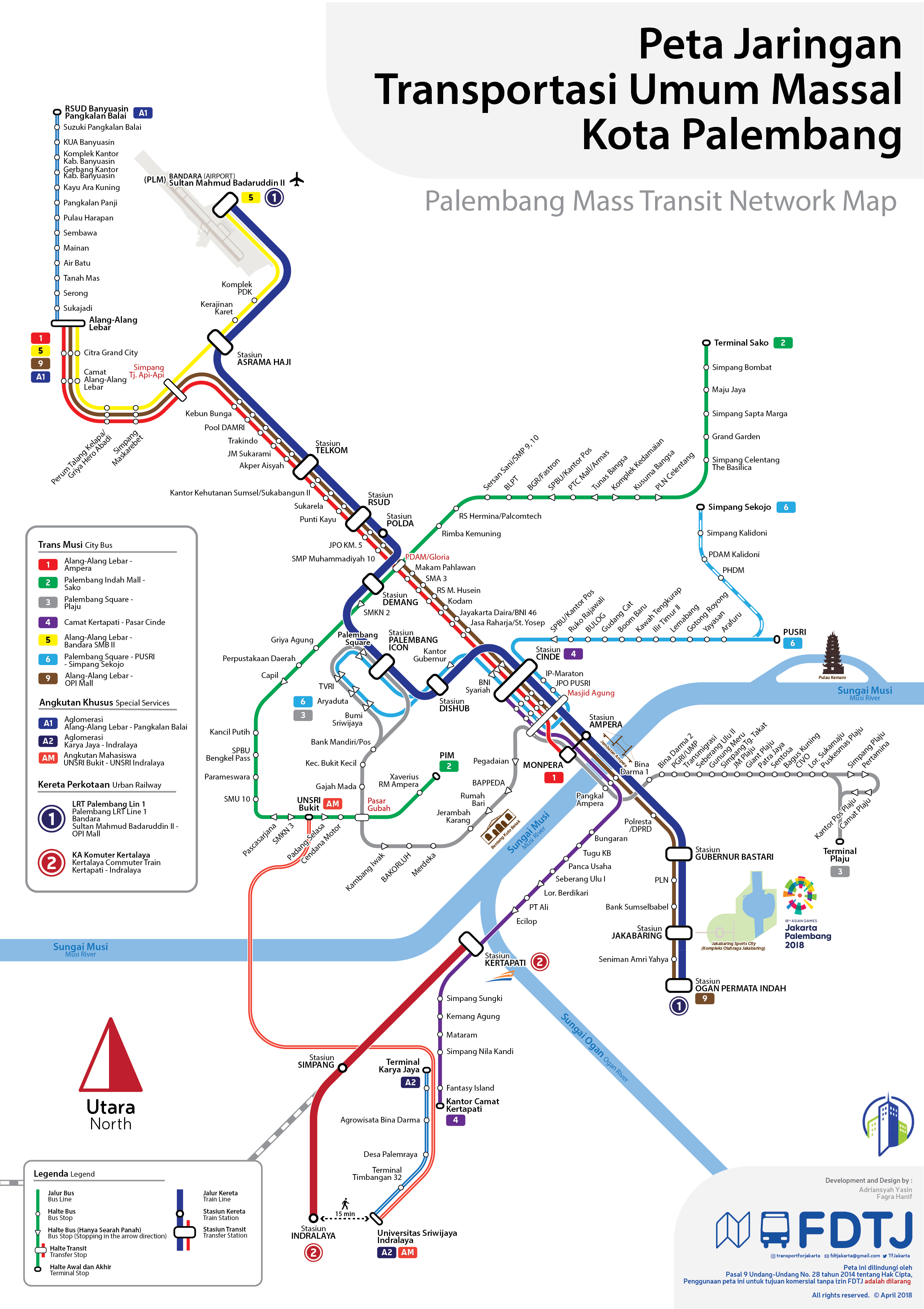 Palembang — Maps