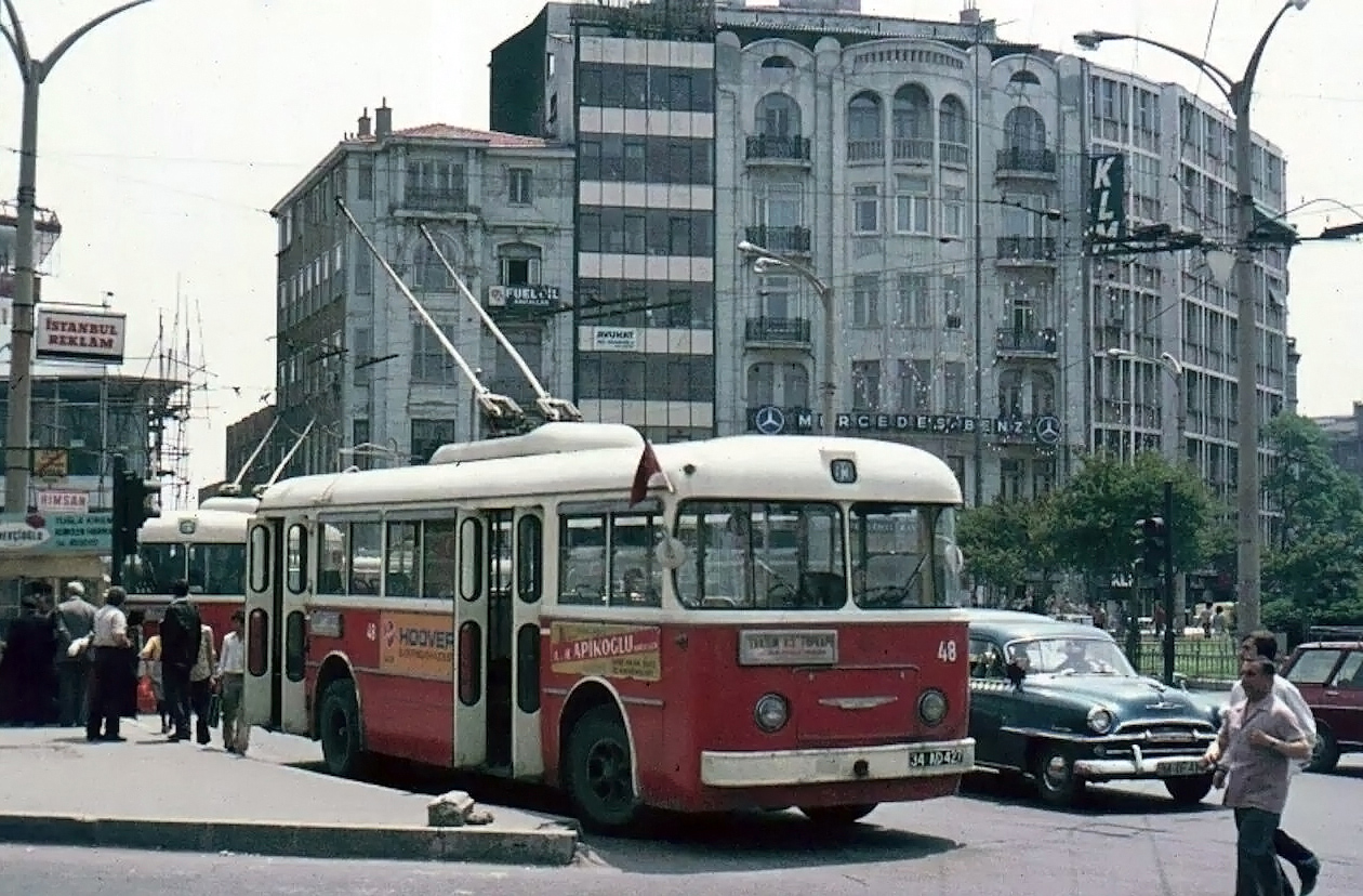 Стамбул, Fiat/Ansaldo № 48; Стамбул — Исторические фотографии — Троллейбус (1961-1984)