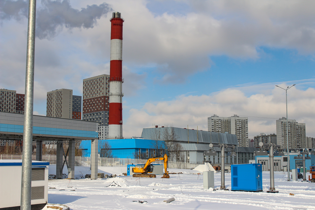 Москва — Строительство электробусного (троллейбусного) парка в районе Митино; Москва — Энергохозяйство — Зарядные станции