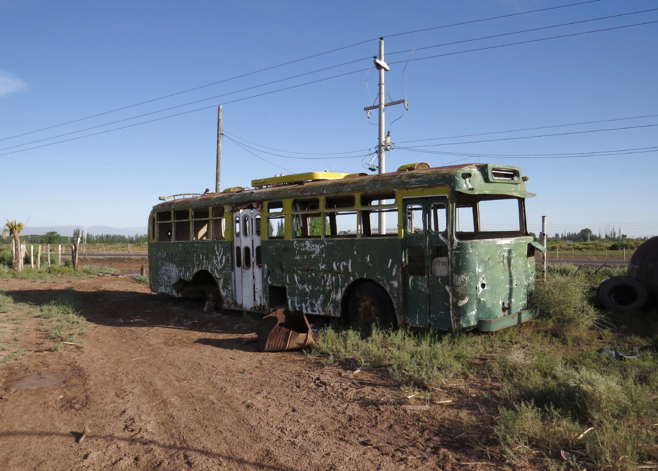 Мендоса — Старые и музейные троллейбусы