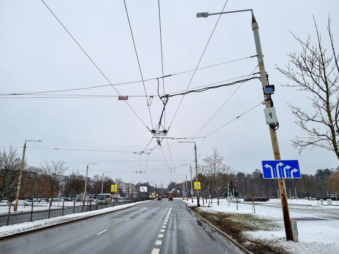 Вильнюс — Троллейбусная сеть и инфраструктура