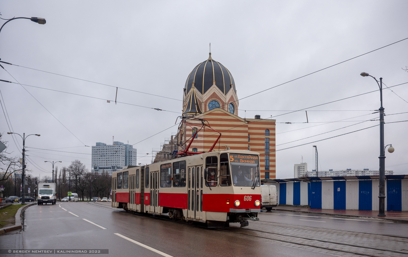 Калининград, Tatra KT4D № 606