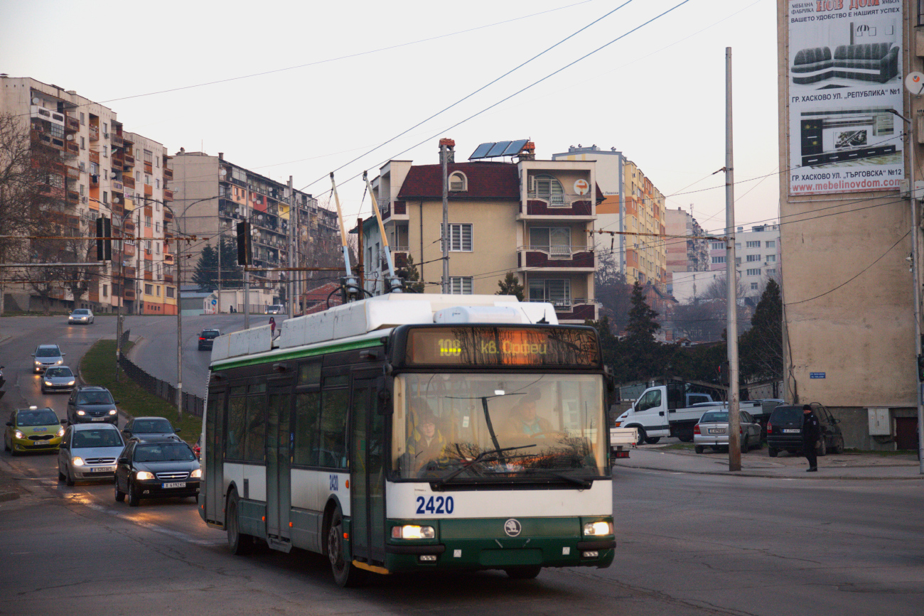 Хасково, Škoda 24Tr Irisbus Citybus № 2420