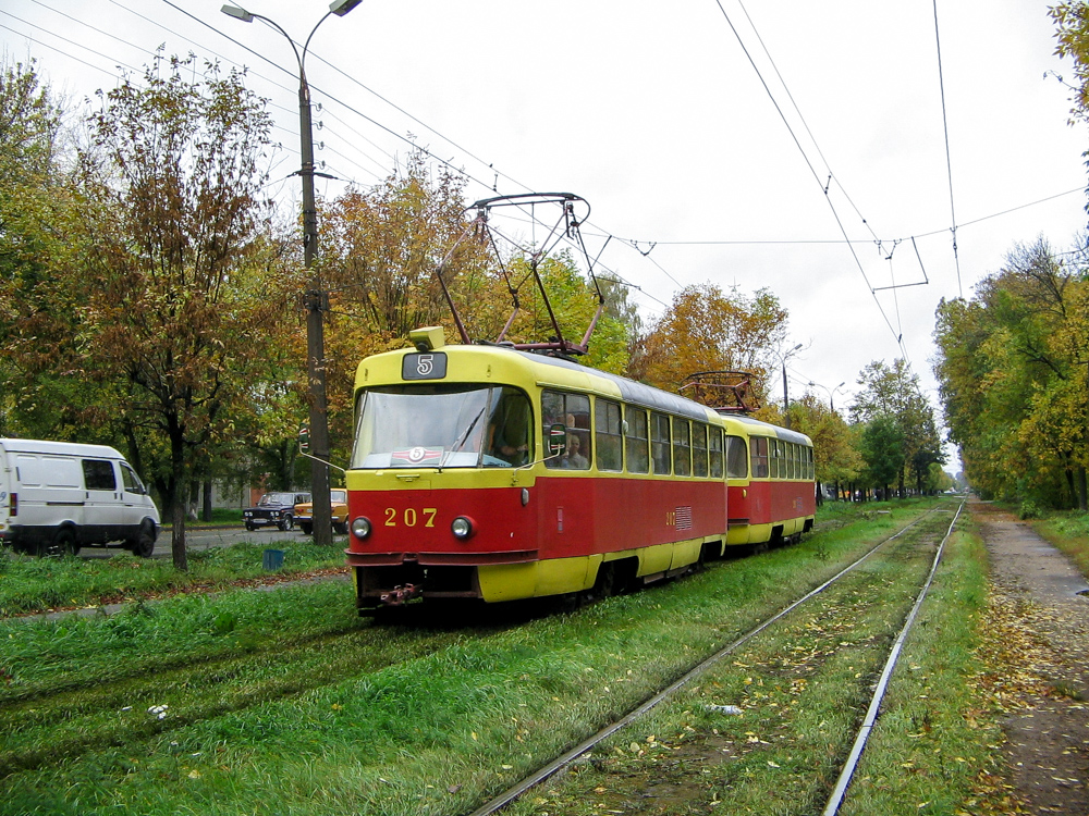 Tver, Tatra T3SU # 207; Tver — Tver tramway in the early 2000s (2002 — 2006)