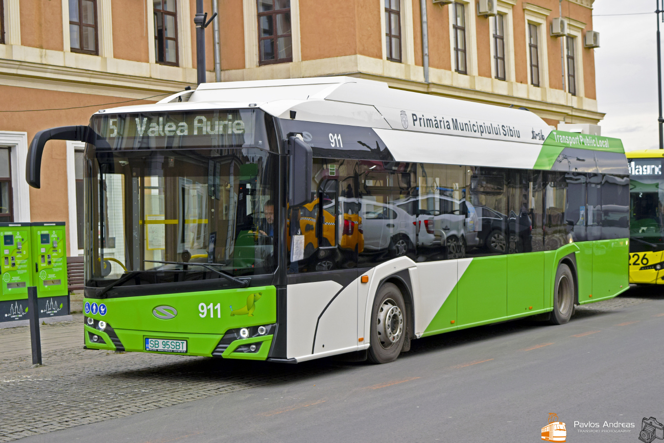 Hermannstadt, Solaris Urbino IV 12 Electric Nr. 911