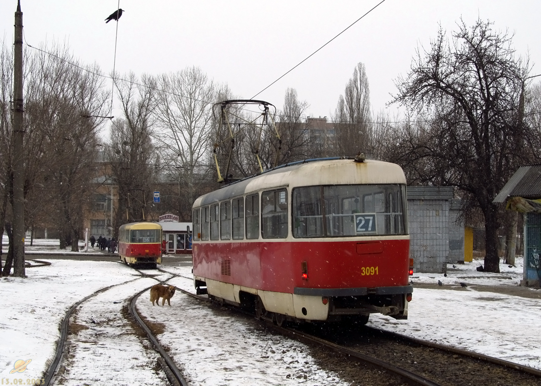 Харьков, Tatra T3SUCS № 3091