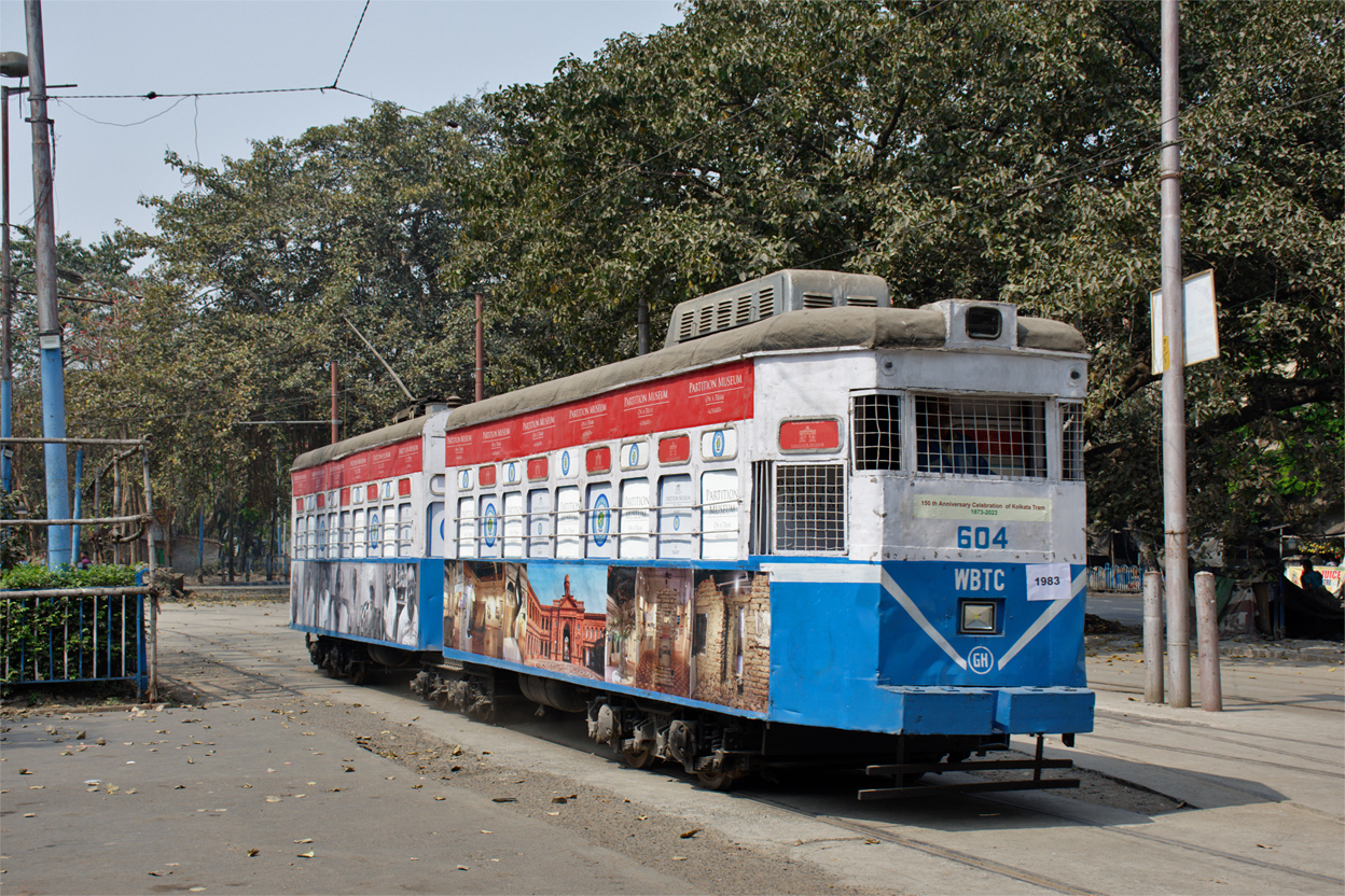 Калькутта, Calcutta Class N № 604; Калькутта — Трамятра 2023 & 150 лет трамваям в Калькутте