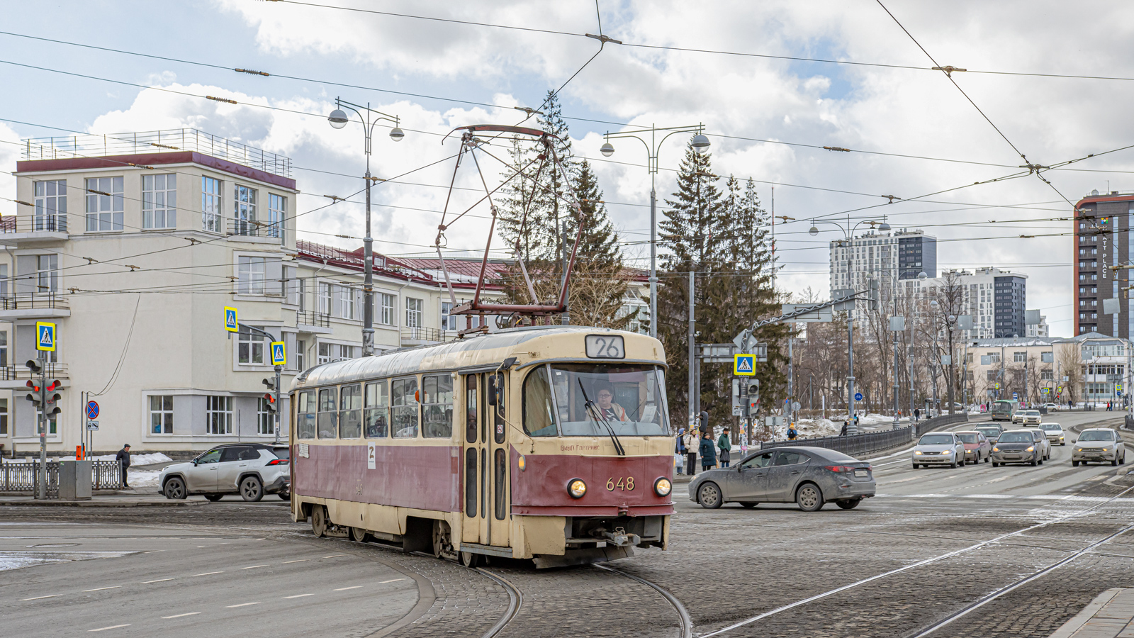 Екатеринбург, Tatra T3SU (двухдверная) № 648