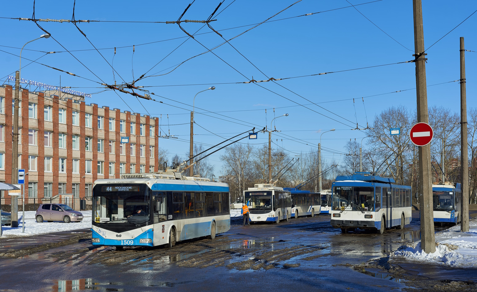 Санкт-Петербург, БКМ 321 № 1509; Санкт-Петербург — Конечные станции и разворотные кольца