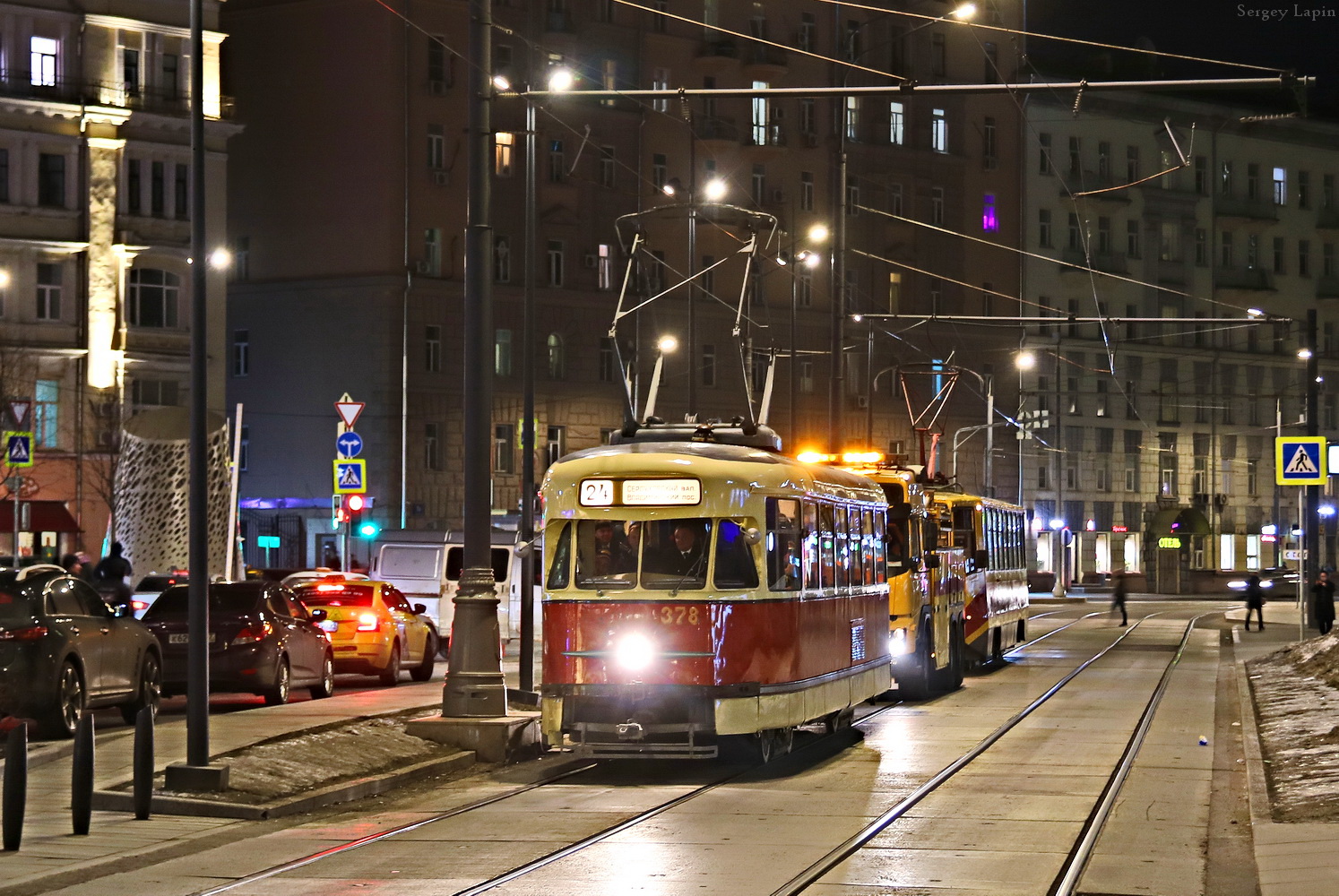 Москва, Tatra T2SU № 378