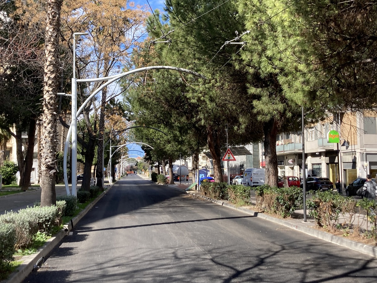 Pescara — Filovia di Pescara — Rapid Trolleybus Line Construction