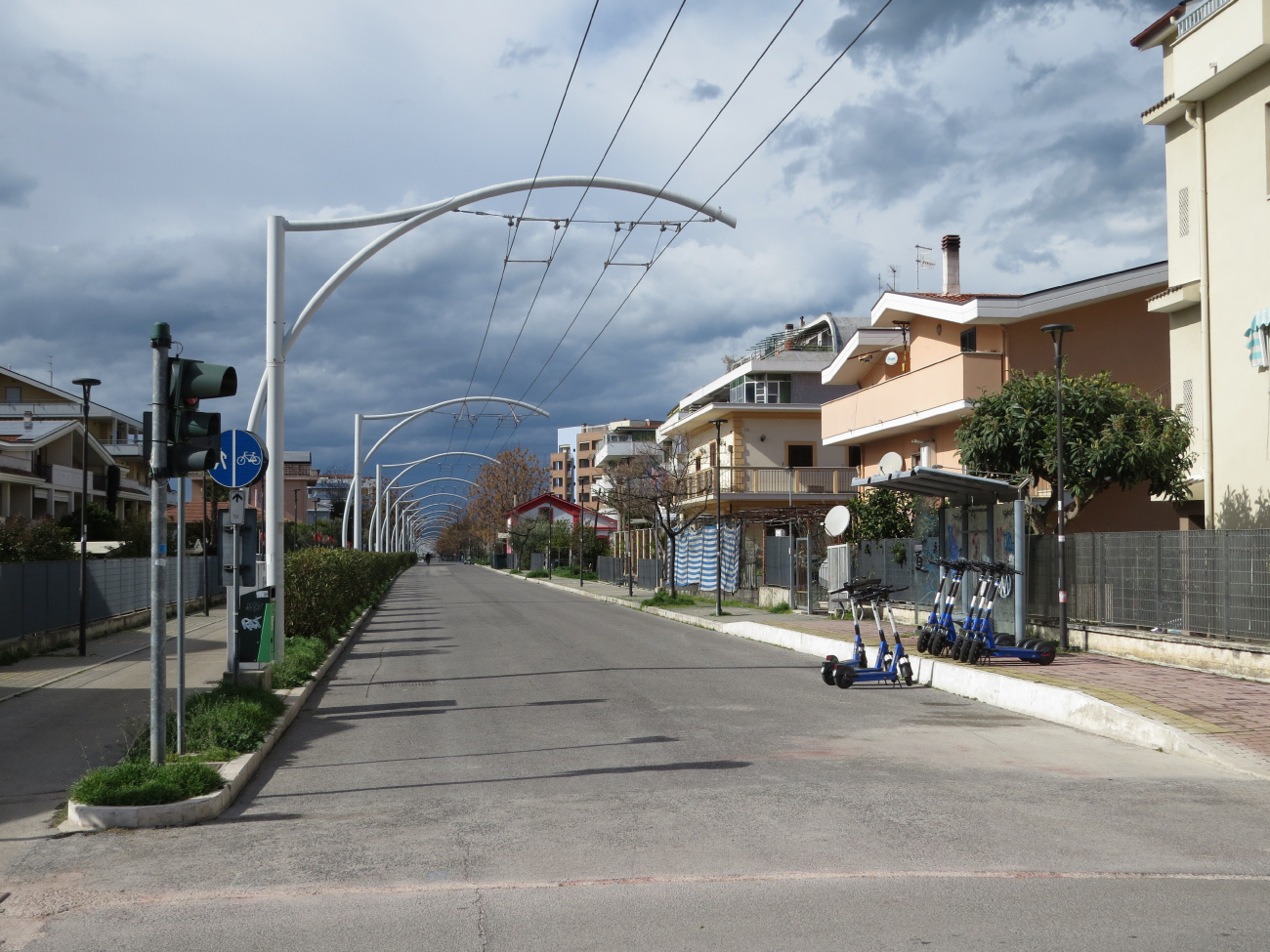 Пескара — Filovia di Pescara — Строительство линии скоростного троллейбуса