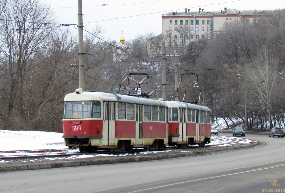 Харьков, Tatra T3SU № 694