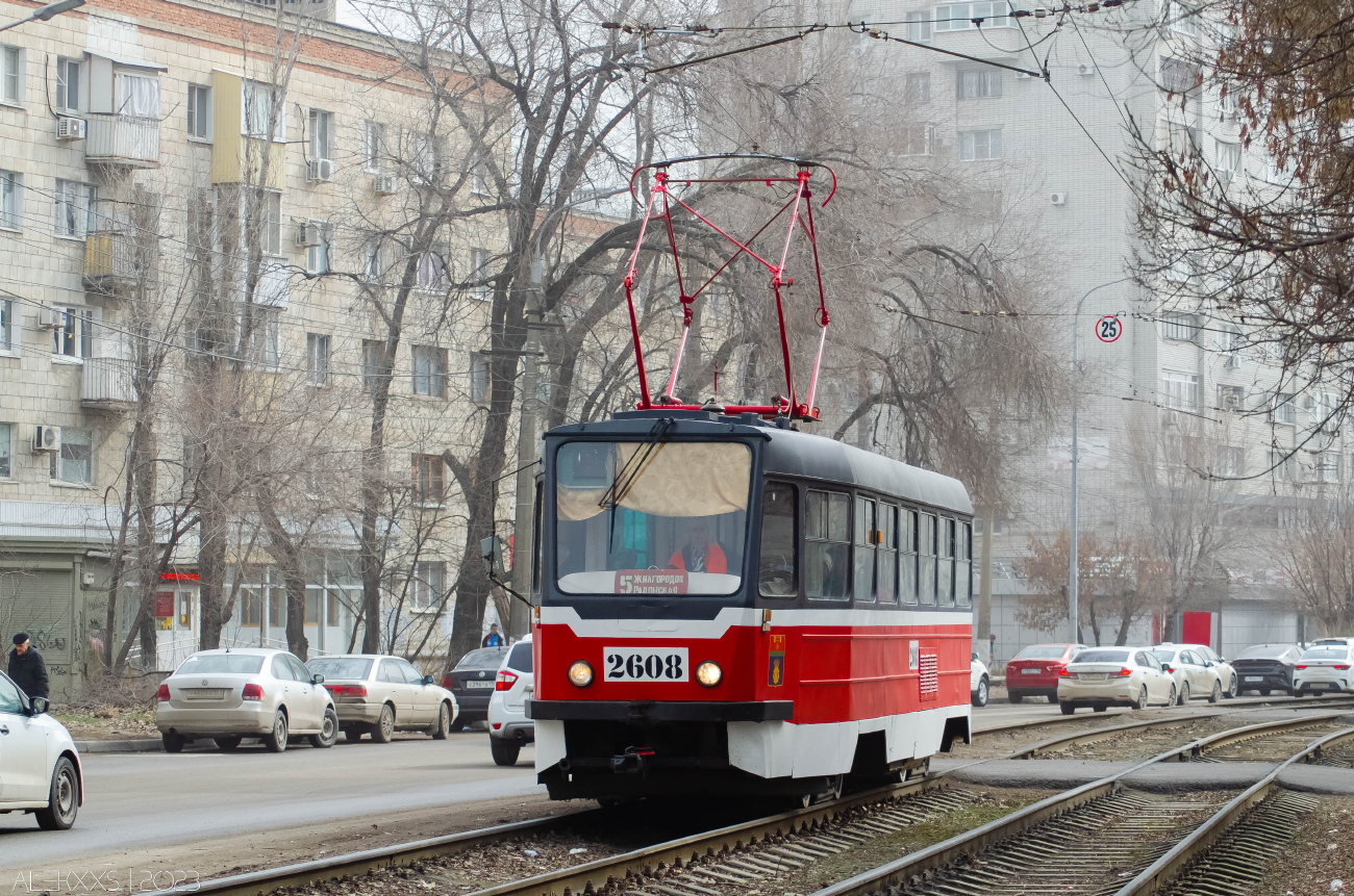 Волгоград, Tatra T3SU мод. ВЗСМ № 2608