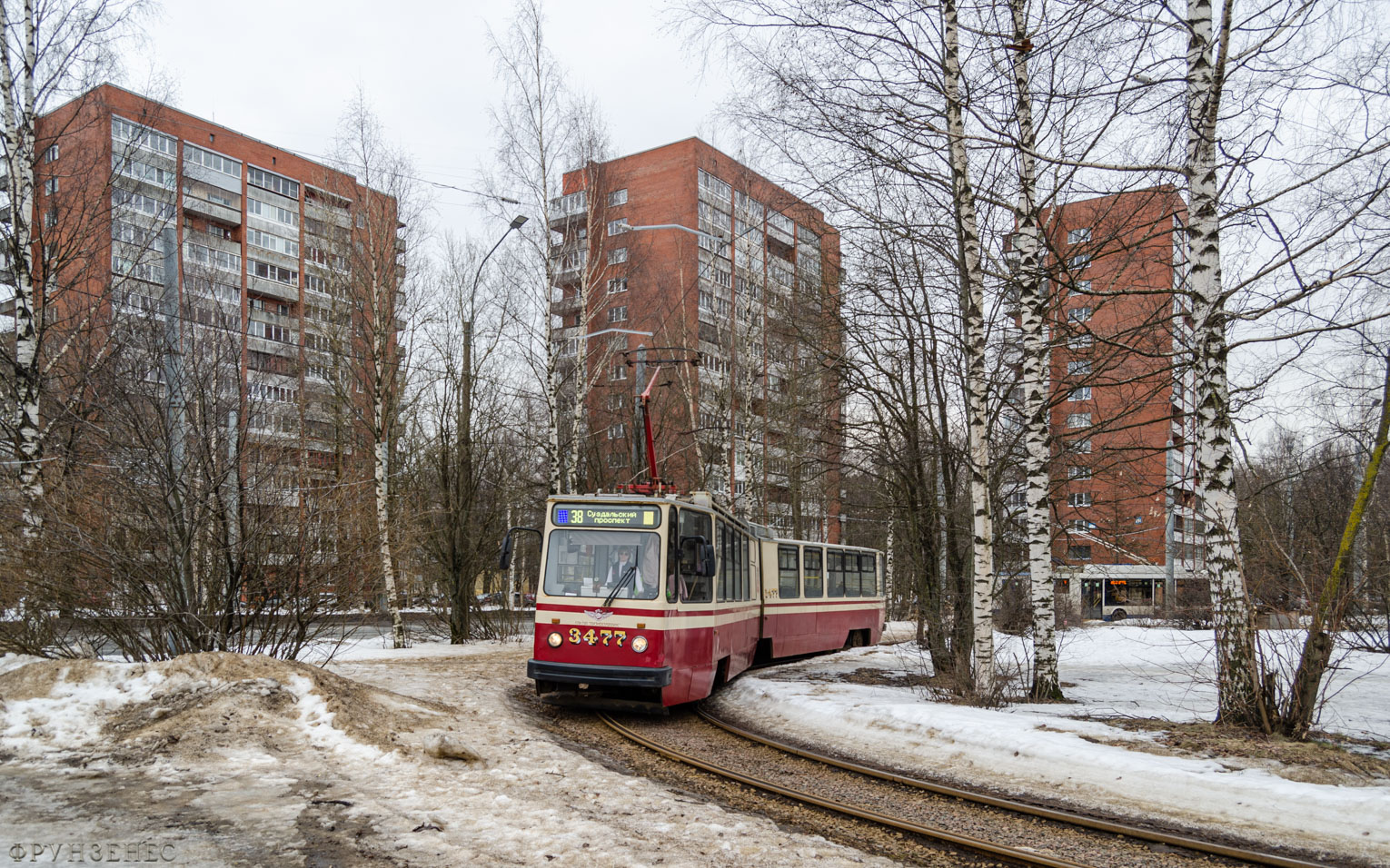 Санкт-Петербург, ЛВС-86К № 3477