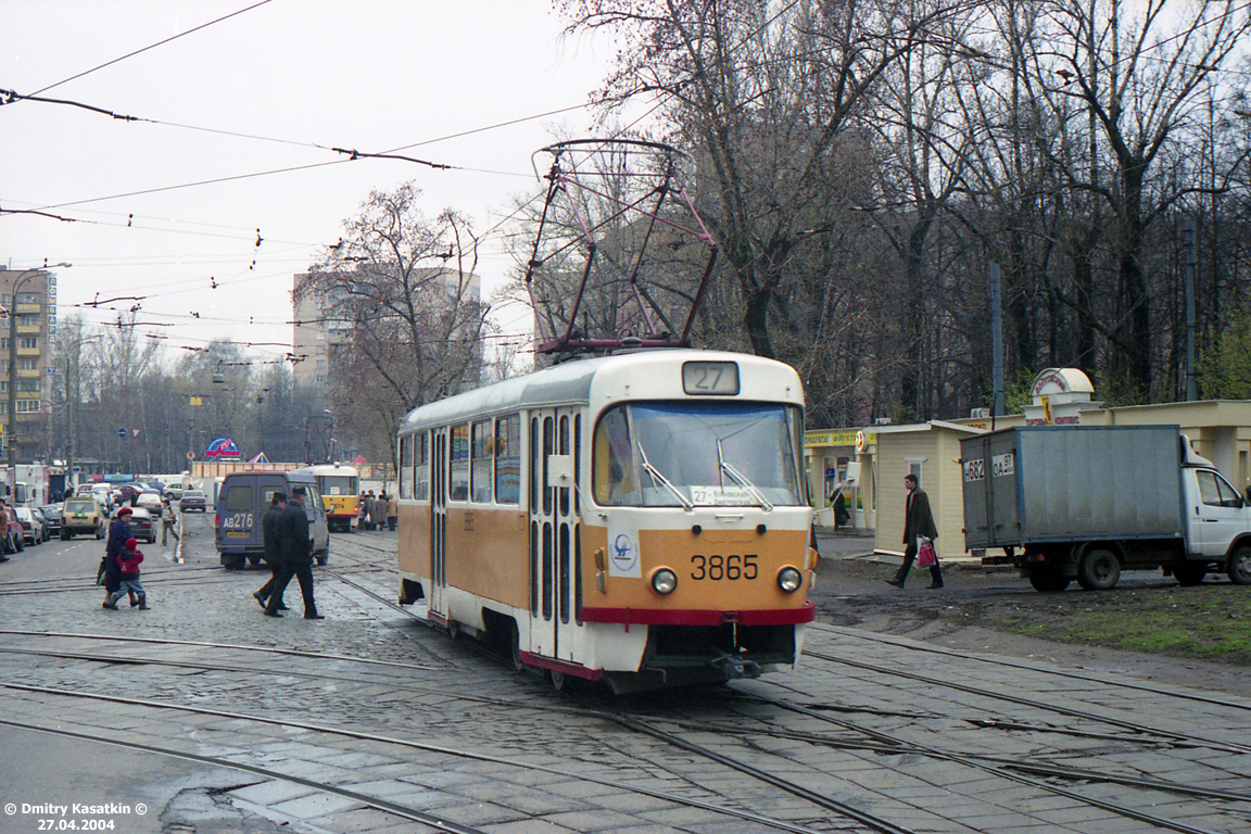 Москва, Tatra T3Т № 3865