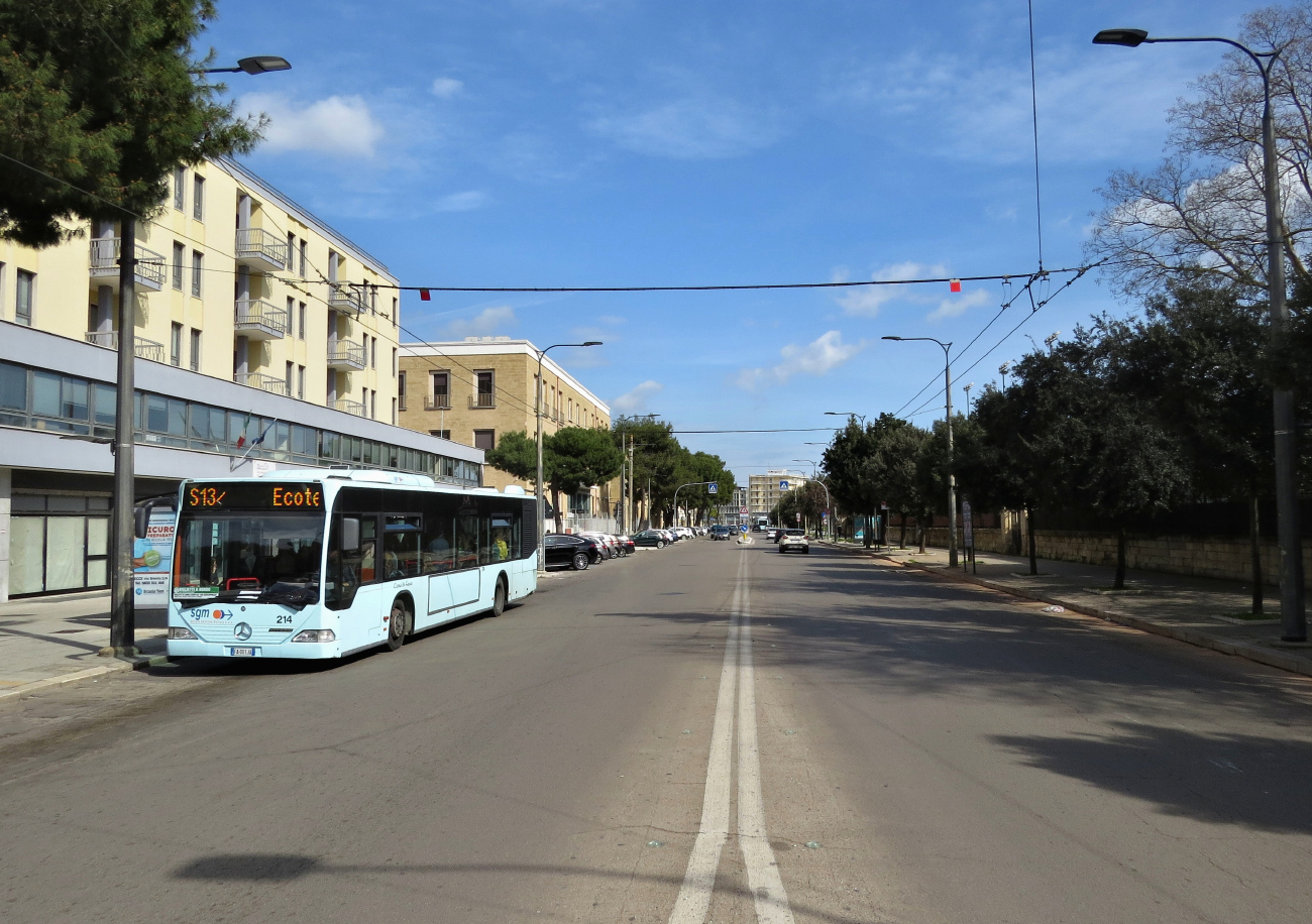Лечче — Троллейбусные линии и инфраструктура