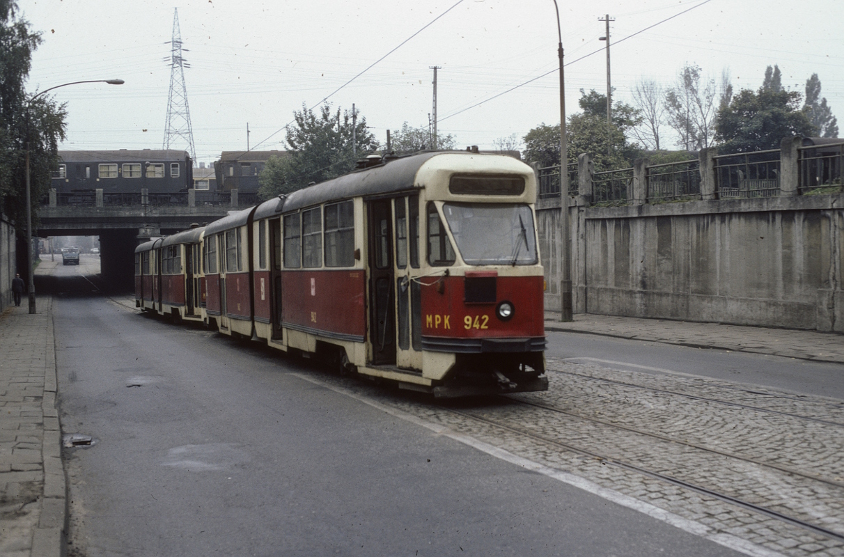 Лодзь, Konstal 803N № 942; Лодзь — Старые фотографии