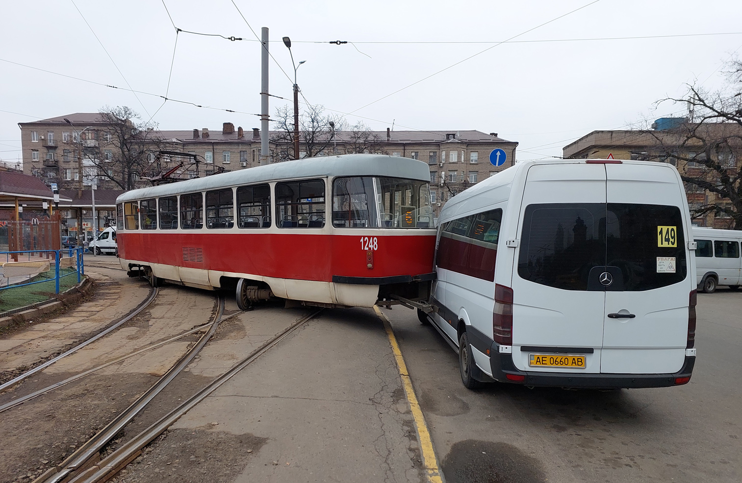 Днепр, Tatra T3SU № 1248; Днепр — ДТП и аварии