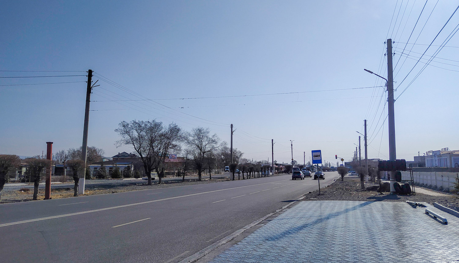 Balyktchy — Trolleybus Line, Unfinished Construction