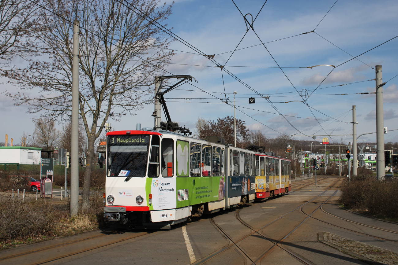 Цвиккау, Tatra KT4DMC № 949